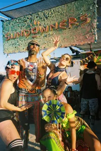 sundowners with sign